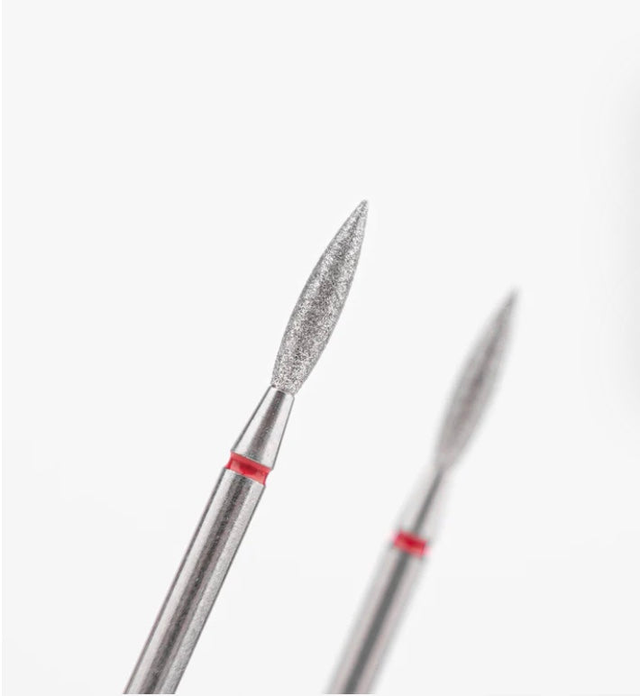 LUMORE Diamant bits, Flame 2,3 mm rød