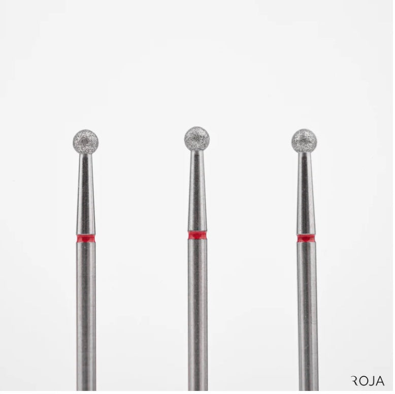 Diamant bits, Kule, 3,1 mm rød