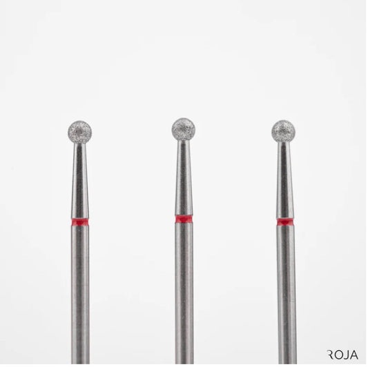 Diamant bits, Kule, 3,1 mm rød