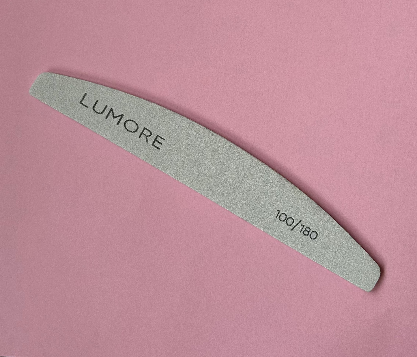 LUMORE Håndfil, halvmåne 100/180